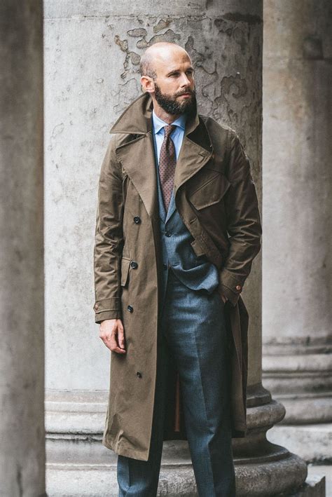 old fashion trench coat.